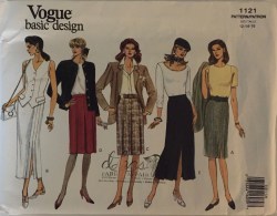 1121 EZ VOG STRAIGHT PLEAT /PLT UNDERLAY SKIRT PATTERN 12-16